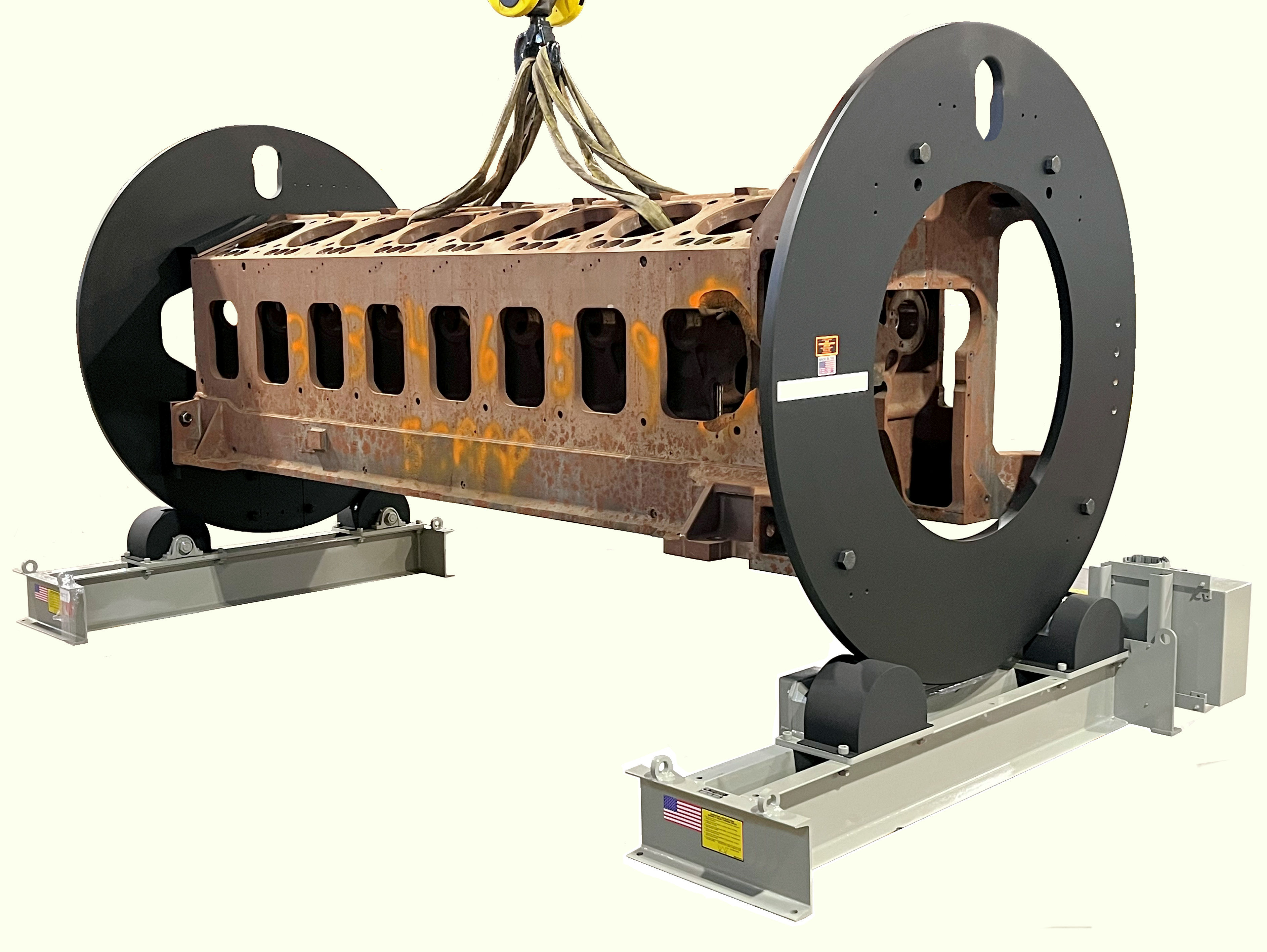 FDL Engine Frame Rotating Fixture