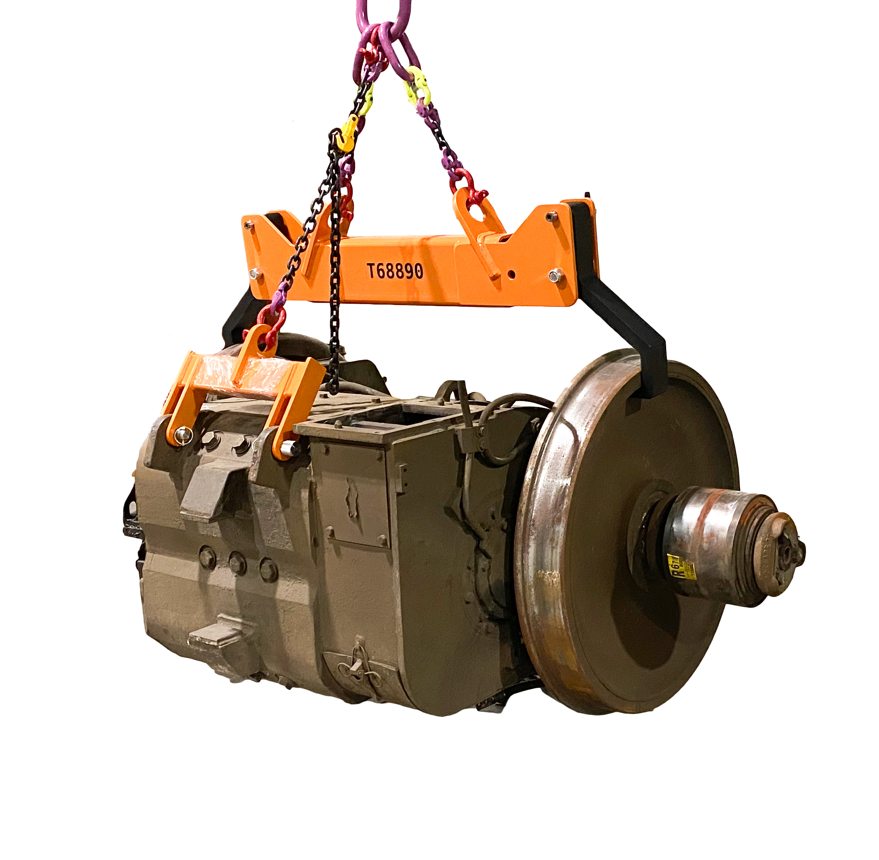 Traction Motor Wheel and Axle Assembly Lifter