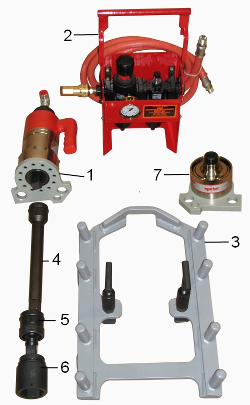 Pneumatic FDL Power Assembly Bolt Torque Wrench Kit