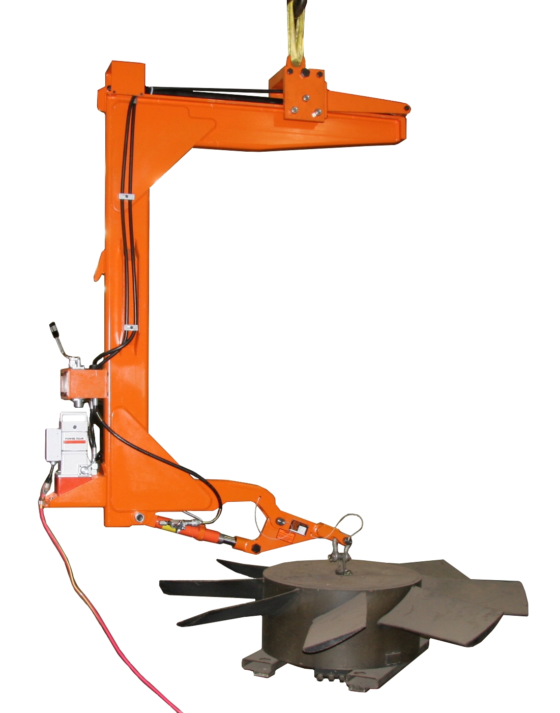 Hydraulic Assisted C-Frame With Storage Cart