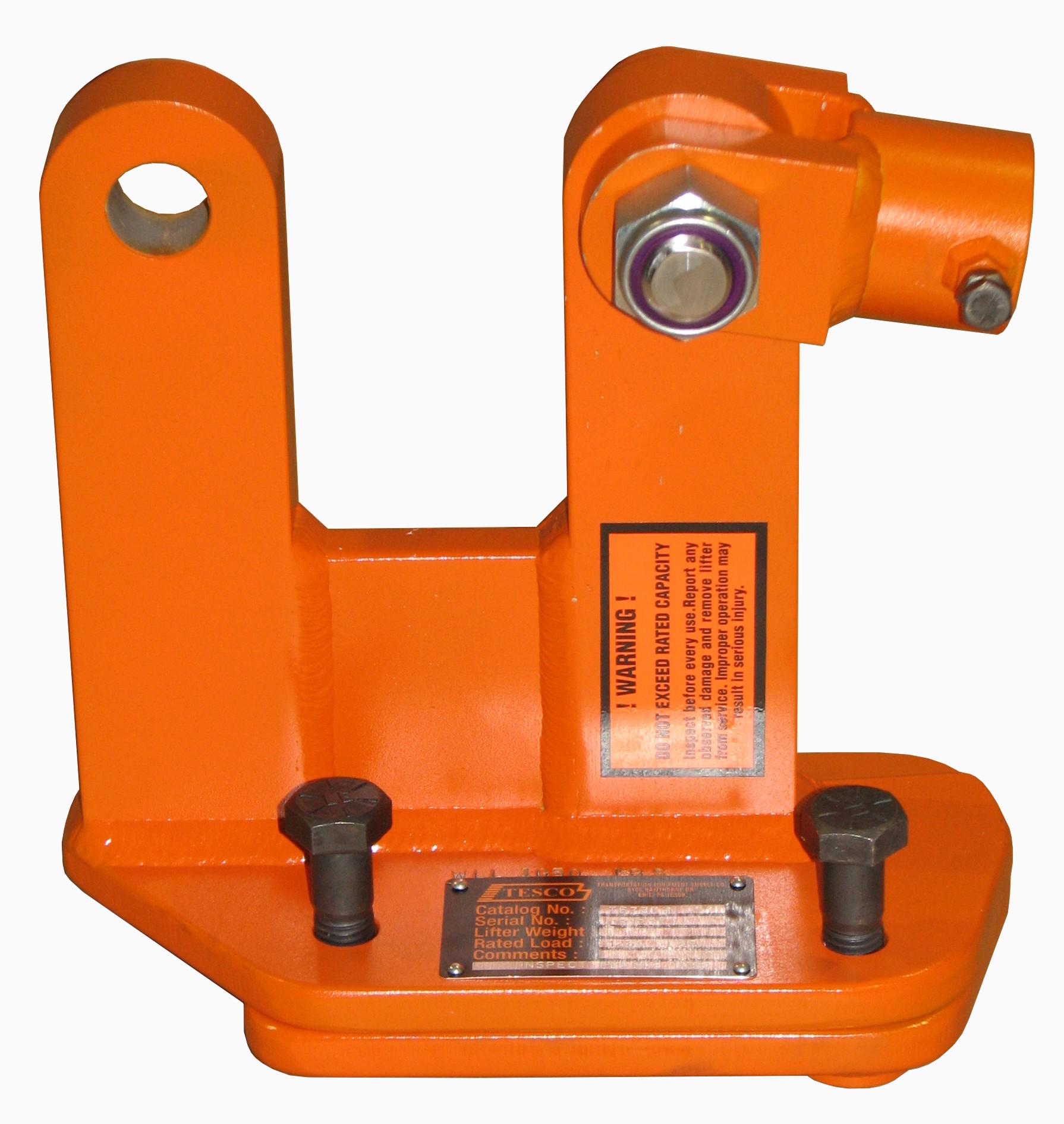 GP38 Locomotive Auxiliary Generator Lifting Attachment for  C  Frame Manipulator