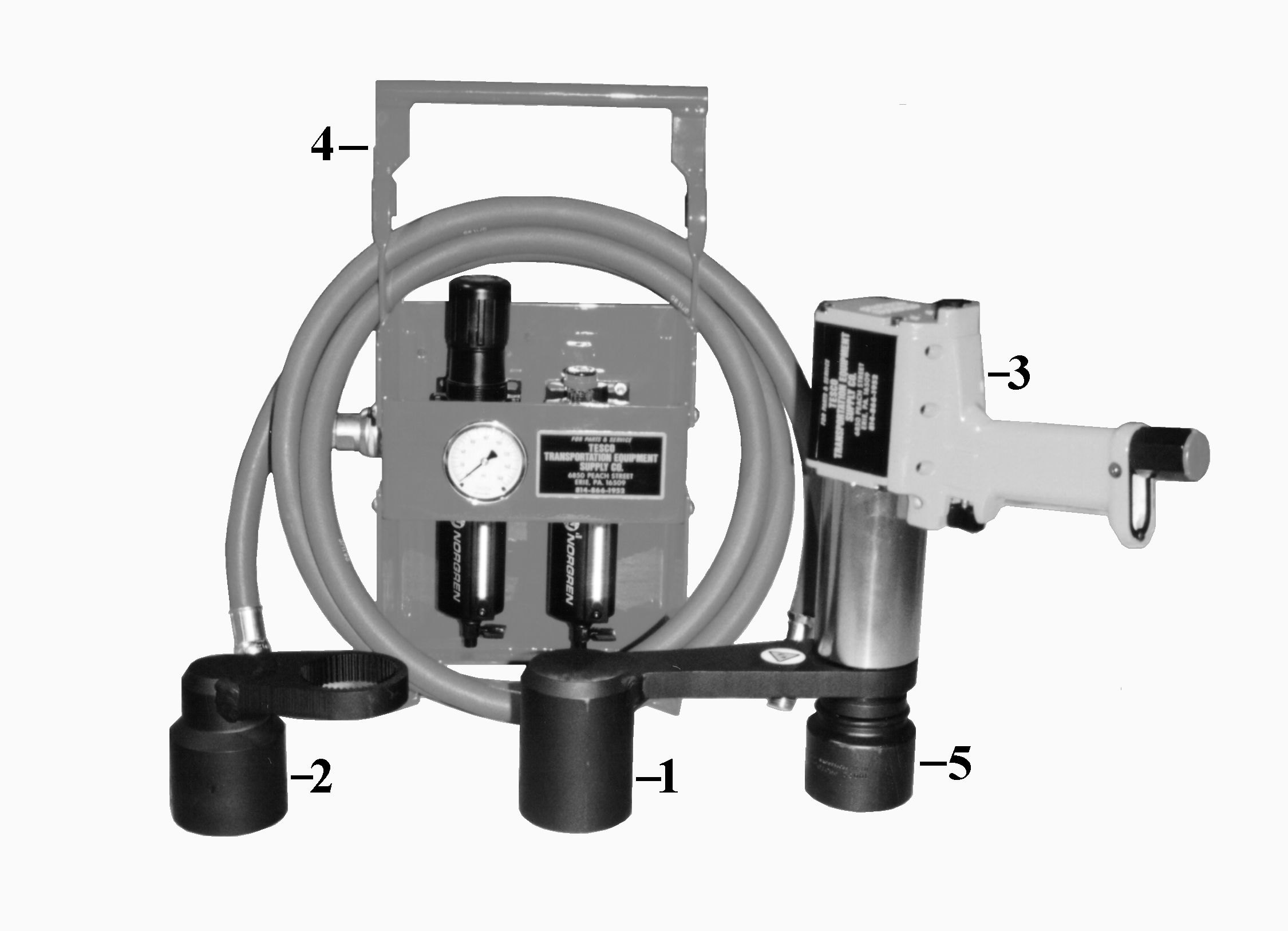 EMD Traction Motor Axle Cap Pneumatic Torque Kit