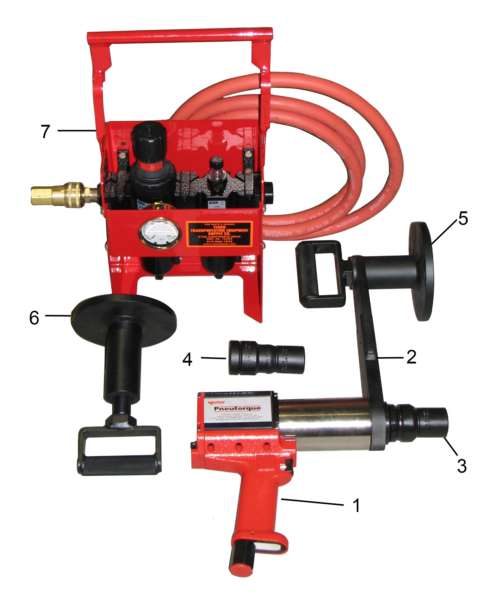 T58300 Gear Case Pneumatic Torque Kit for GE AG and AH Traction Motors