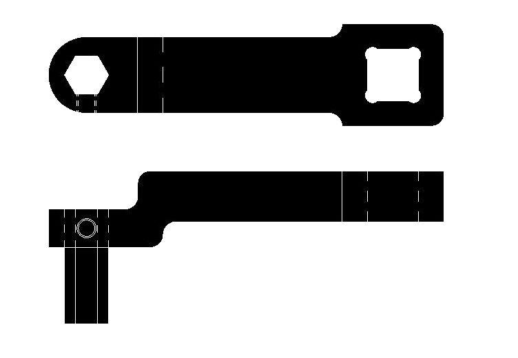 T66070 EMD Cam Bracket Torque Adapter