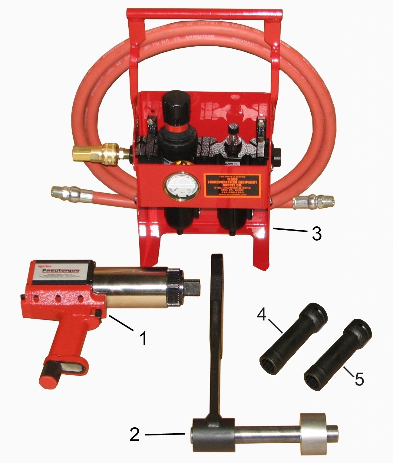 T81052 Pneumatic Torque Kit for Main Bearing Side Bolts