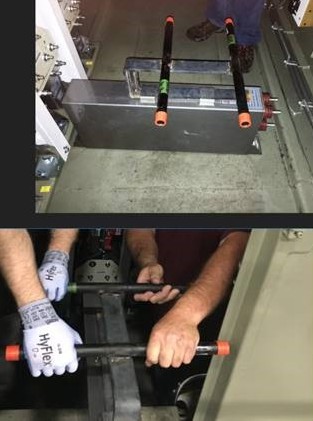 Capacitor Lifter Prototype in use