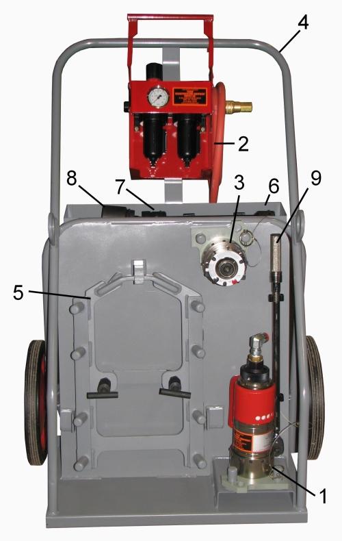 T24101 GE FDL Cylinder Hold Down Bolt Pneumatic Torque Wrench Kit