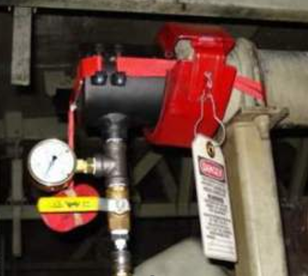 EVO Water Pressure Lock Out Clamp