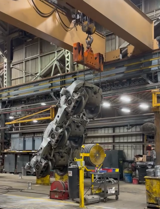 Truck Rotator in use, T59830