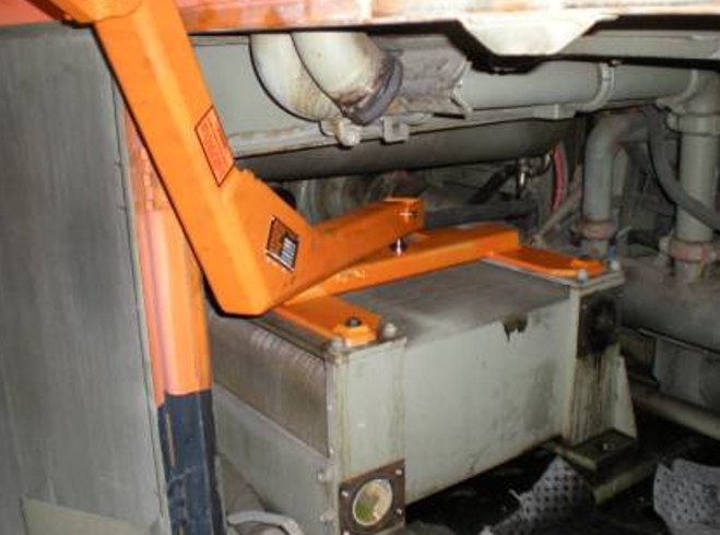 Evo Oil Cooler tooling in use