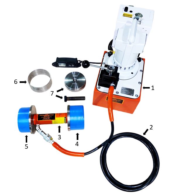 Hydraulic Cam Shaft Journal Bushing Installer/Remover for EFI GE FDL Engines 115 Volt
