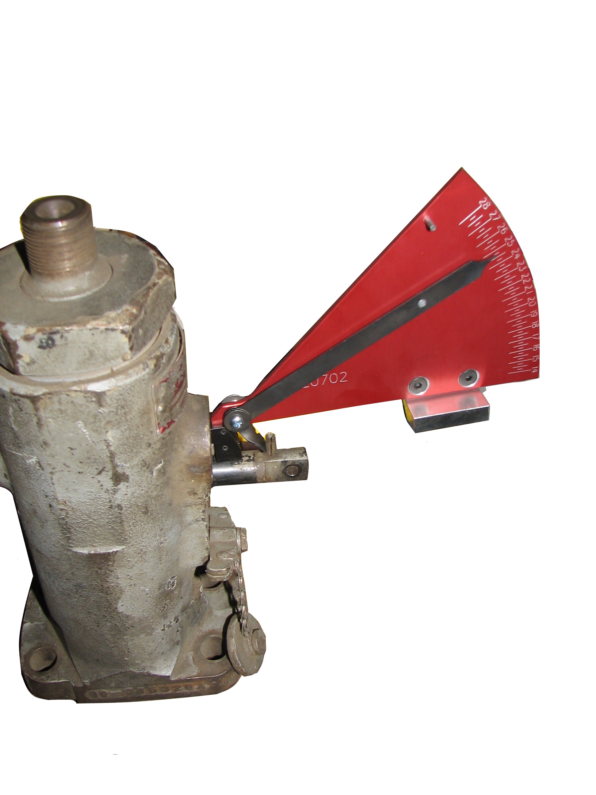 T20702 Universal Fuel Rack Setting Gauge for GE FDL Engines with Mechanical Fuel Systems