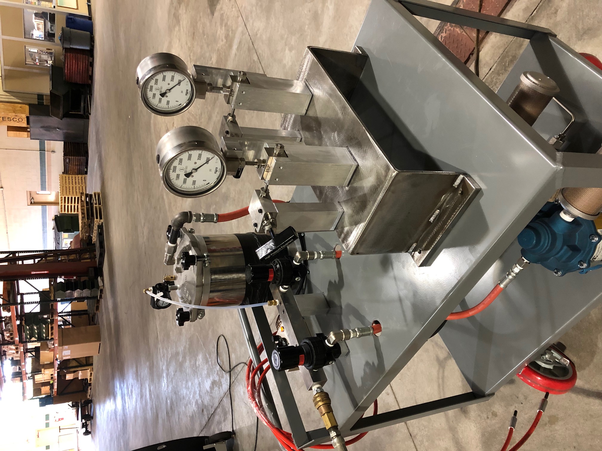 T50850-APP-D Dual Air Powered Pump for EMD AC Traction Motor Pinion Removal and Installation