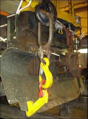 T65770 Plow Straightener in use