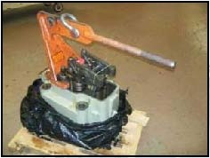 T85320 attached to head