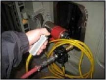 T86770 GEVO Pneumatic Barring Over Tool With Remote Control